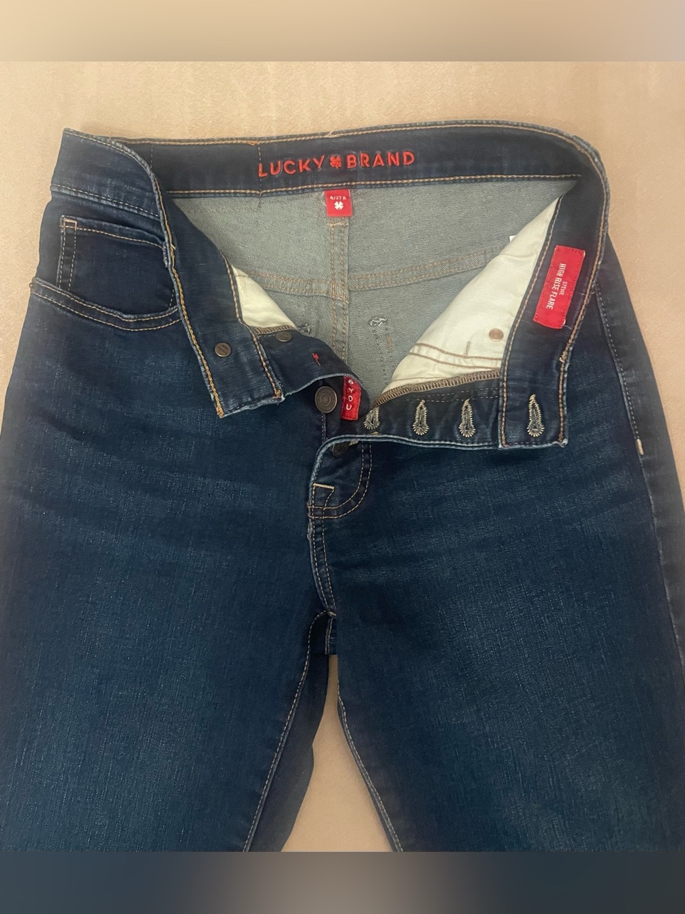 Lucky Brand Jeans Size 4/27 - Picture 3 of 8